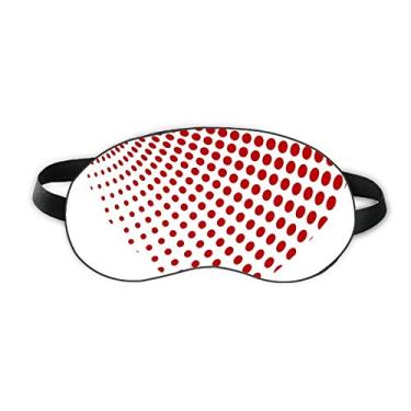 Imagem de Red Radiate Dots Protetor de olhos para dia dos namorados para dormir com sombra macia para noite