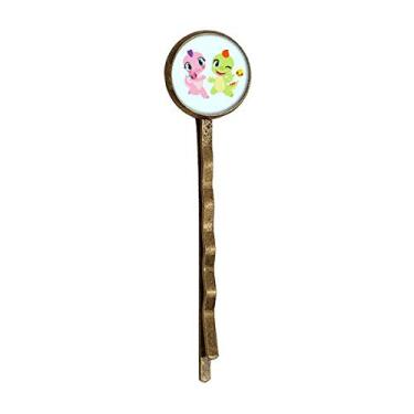 Imagem de Dinosaur Kingdom Love You Retro Metal Hair Bobby Pin Headwear
