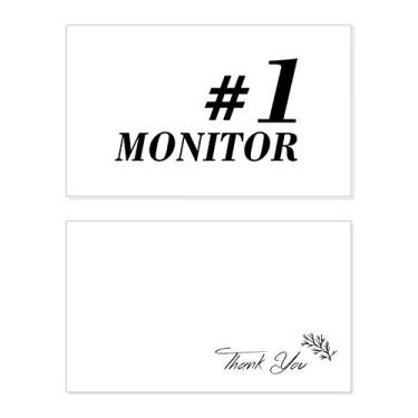 Imagem de Número 1 monitor de graduação, estação de agradecimento, cartão de aniversário, saudações, casamento, agradecimento