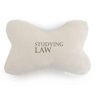 Imagem de DIYthinker Almofada de apoio de cabeça para decoração de pescoço com acabamento de carro e frase curta