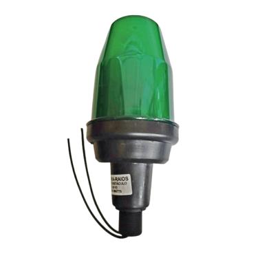 Imagem de Sinaleiro Topo Simples Sem Fotocélula - Paratec | Verde