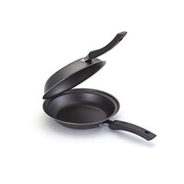 Imagem de Omeleteira Antiaderente N°18 Aluminio Oliveira Omeleteira Antiaderente N°18 Preto No Voltagev