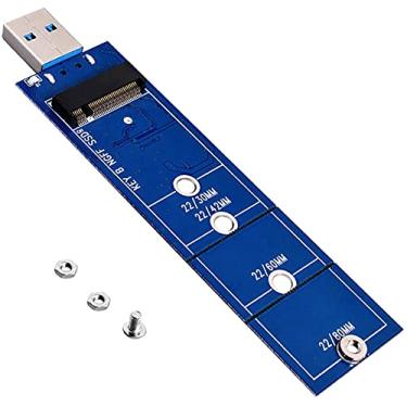 Imagem de Adaptador M.2 para USB, chave B M.2 SSD para cartão leitor USB 3.0, conversor NGFF SATA suporta SDD 2230 2242 2260 2280 sem necessidade de cabo
