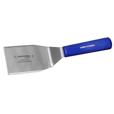 Imagem de Espátula de hambúrguer Dexter Outdoors 19713H 10,16 cm x 7,62 cm com alça de alta temperatura, azul