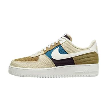  Nike Men's Shoes Air Force 1 '07 Low Worldwide Pack - Black  Flash Crimson CK7648-001 (Numeric_8)