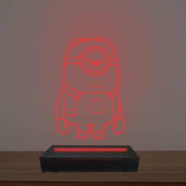Imagem de Luminária Led 3d Minions Abajur Luxo