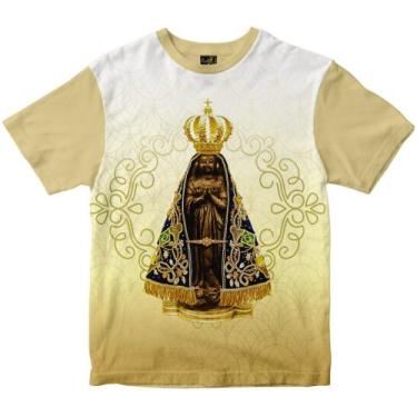 Imagem de Camiseta Católica Nossa Senhora Aparecida Msu336 - Rainha Do Brasil