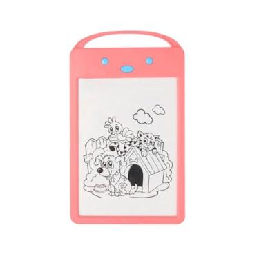 Imagem de Placa de doodle portátil de 8,5 polegadas com função de gravação de música com luz LED Almofadas de desenho para crianças Prancheta de brinquedo para crianças