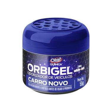 Imagem de Odorizador Cheirinho Automotivo Fragrância Carro Novo 55g Orbi Química
