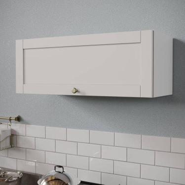 Imagem de Armário Aéreo Porta Basculante 90cm Arizona CabeCasa MadeiraMadeira Branco