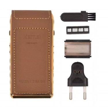 Imagem de Barbeador Elétrico Recarregável Máquina Kemei Rscw-5500