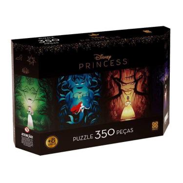 Imagem de Puzzle 350 Peças Panorama Princesas - Grow