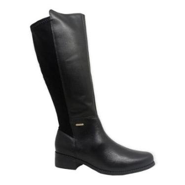 Imagem de Bota Montaria Couro Bottero 345801-2 Feminina - Preta-Feminino