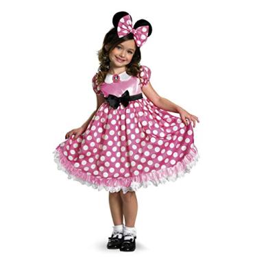 Imagem de Disguise costumes Disguise Girl's Minnie Mouse Clubhouse Glow in the Dark childrens costumes, Pink/White, Small 4-6X US