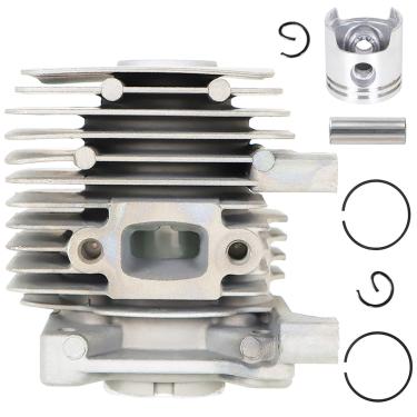 Imagem de LiGuVCY Kit de pistão cilíndrico de 34 mm de substituição para aparador Stihl FS55 FS45 BR45 HL45 HS45 HS55 4140 020 1202