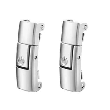 Imagem de Imprensa Bloqueio Cadarços Sem Laços Novo Gradiente Elástico Cadarços Tênis Crianças Adulto Sem Laço Sapato Laços Para Sapatos Acessórios(Silver)