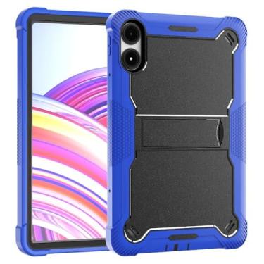 Imagem de Capa protetora para Xiaomi Redmi Pad Pro de 12,1 polegadas 2024 Poco Pad 12,1 polegadas, capa rígida para tablet infantil, suporte de policarbonato à prova de choque (azul escuro, Redmi Pad Pro 12.1)