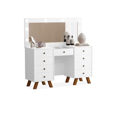 Imagem de Penteadeira Branco Ronda CasaH Marrom