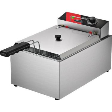 Imagem de Fritadeira Elétrica Metalcubas 1 Cuba 5 Litros 200V