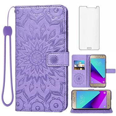 Imagem de Capa de telefone para Samsung Galaxy Grand Prime J2 Prime Capa carteira com protetor de tela de vidro temperado e capa flip de couro com suporte para cartão acessórios para celular Glaxay GrandPrime