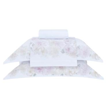 Imagem de Jogo de Cama Queen Percal 180 Fios Buddemeyer Percalle Bloom 100% Algodão Penteado Estampado 4 peças