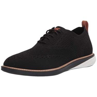 Imagem de Cole Haan Sapato Oxford masculino GrandEvOlution Stitchlite, Malha preta, 12