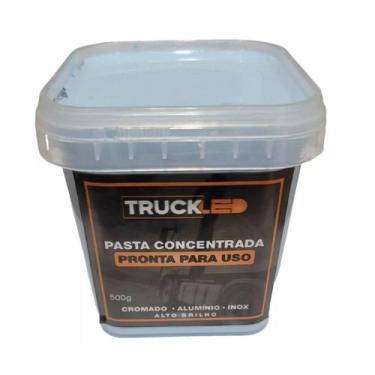 Imagem de 1 Pasta Polir Tanque Rodas Aluminio Caminhão Polimento 500g - TOP-AR