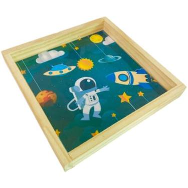 Imagem de Bandeja em Pínus Personalizada Bebê Menino/Menina - Dóia Kids, Bandeja