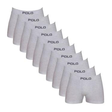 Imagem de Kit 10 Cuecas Boxer Polo Algodão Box Atacado Masculinas - POLO STAR, G