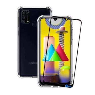Imagem de Kit Capinha Capa Antiqueda para Samsung Galaxy M31 M21s + Película de Vidro 3D