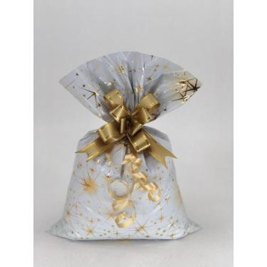 Imagem de Sacos de presente Natal 30x44cm 50un / - Aliança Embalagens, 400 Star 