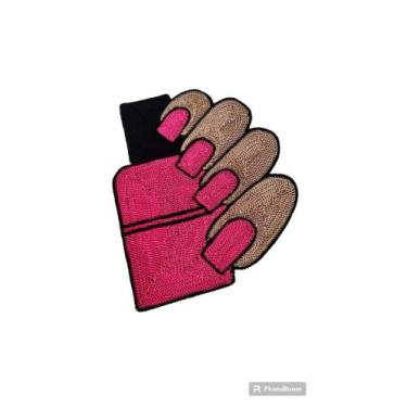 Imagem de Tapete Para  Porta Frufru Manicure - Valentina Confecções, Pink