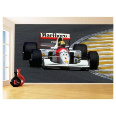 Imagem de Papel De Parede 3D Carro F1 Mclaren Mp4/4 Senna 3,5M Cxr130 - Você Dec