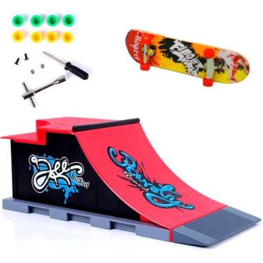 Imagem de Pista De Skate De Dedo Radical Skate Park Com 1 Skate - Dm Toys
