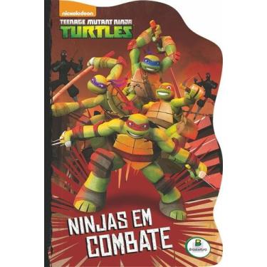 Imagem de Livro - Licenciados recortados(BRC): Ninja Turtles. Ninjas em combate