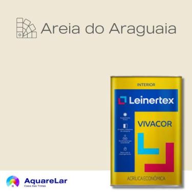 Imagem de Vivacor Acrílica Leinertex Fosco 18L, AREIA DO ARAGUAIA