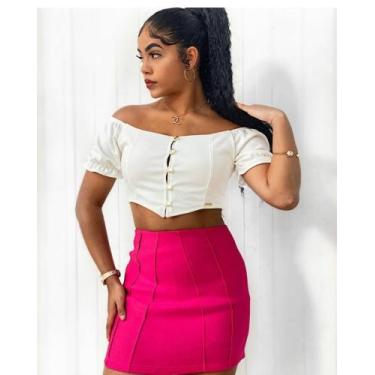 Imagem de Short Saia Feminino Bengaline Instância Feminina, Pink