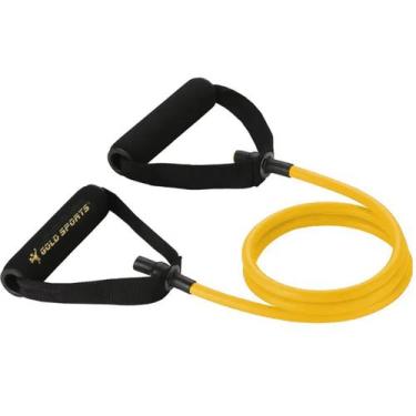 Imagem de Extensor Elástico Gold Sports Pro Tensão 9kgTamanho:ÚnicoCor:AmareloGê