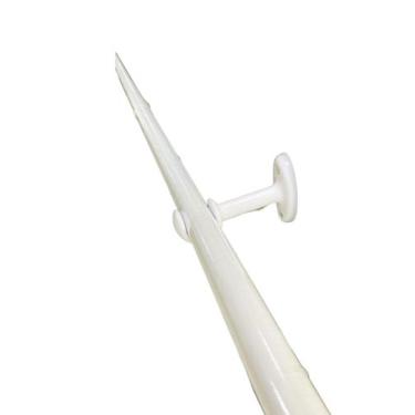 Imagem de Kit 2 Suporte Para Varão De Cortina 28mm 100% Alumínio C/ Base - DECOR