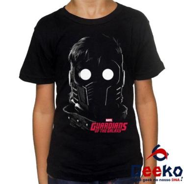 Imagem de Camiseta Infantil Guardiões da Galáxia 100% Algodão Peter Quill Senhor