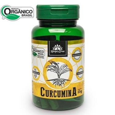 Imagem de Cúrcuma Orgânica Em Cápsula Vegetal 600mg 60cps - 100% Pura - Kampo de