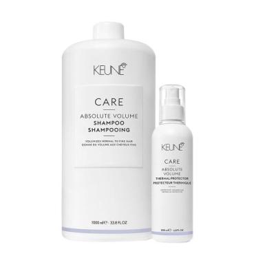 Imagem de Kit Keune Care Absolute Volume Shampoo Litro Protector (2 produtos)