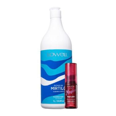 Imagem de Kit Lowell Extrato de Mirtilo Salon Hidratação Magica (2 produtos)