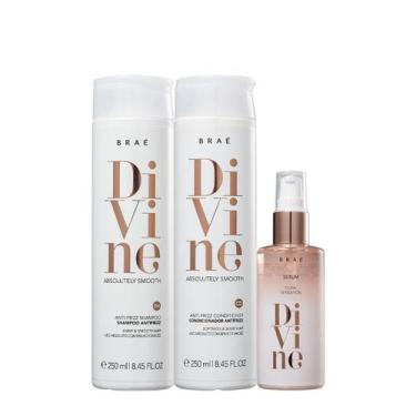 Imagem de Kit Divine Shampoo Condicionador e Plume (3 produtos) - BRAÉ