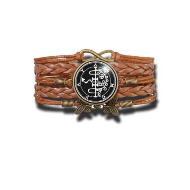 Imagem de Pulseira Feminina Sigilo de Asmodeus Ajustável - RECANTO ASTRAL