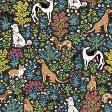 Imagem de NuWallpaper Papel de parede Printfresh Must Love Dogs Charcoal Peel and Stick, PFS6381