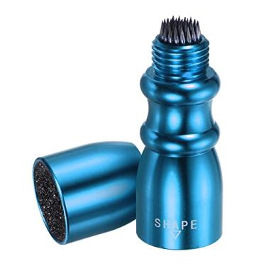 Imagem de PATIKIL Ferramenta de ponta de taco de sinuca 3 em 1, ferramenta de reparo de ponta de taco de bilhar, acessórios de ponta de taco de sinuca Scuffer/Shaper/Aerator, azul