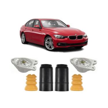 Imagem de Kit Coxim Batente Coifa Traseiro Bmw 316i 2013 2014 2015 - QualyKits