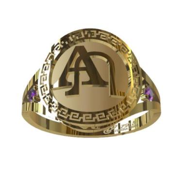 Imagem de Anel de Formatura Teologia em Ouro 18K - Vieira  Cruz Joias, 25, Ouro