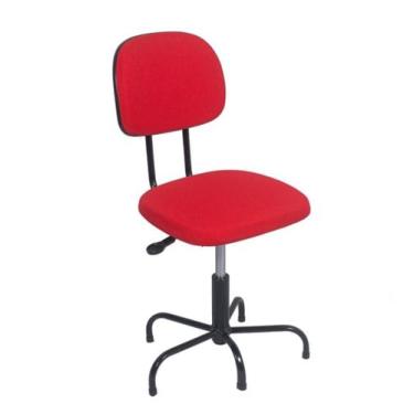 Imagem de Cadeira secretaria giratoria tropical  com L duplo o pistão e fixo não